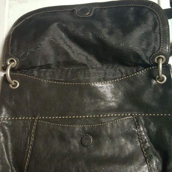 Fossil Black Leather handbag - Picture 5 of 8